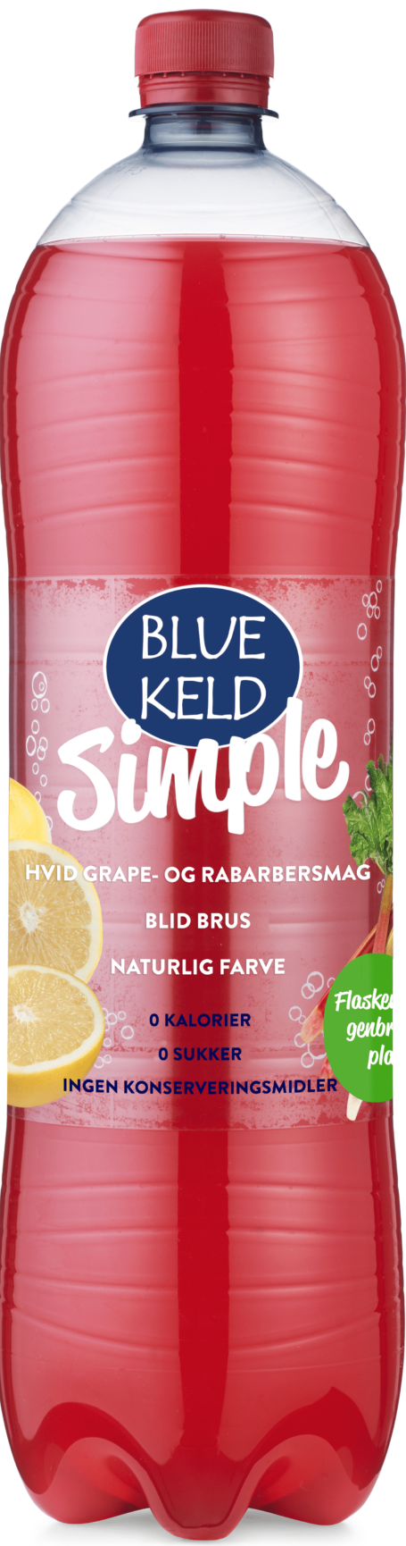 Blue Keld Simple Hvid grape/rabarber